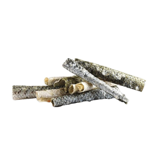 Dehydrated Rolled Salmon Skin